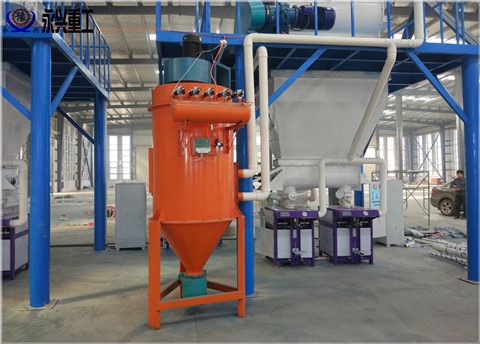 半自動膩子粉生產線